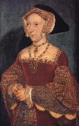 Hans holbein the younger Portrait of Fane Seymour,Queen of England oil painting on canvas